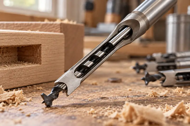 Hollow Mortising Chisel — Crowded Workshop Bench