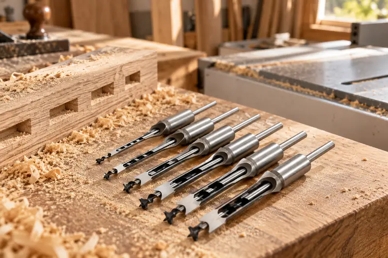 Hollow Mortising Chisel — Dusty Layout Surface