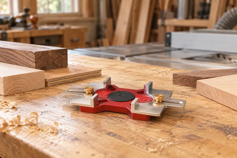 Router Mortising Jig — Mixed-Thickness Wood Parts
