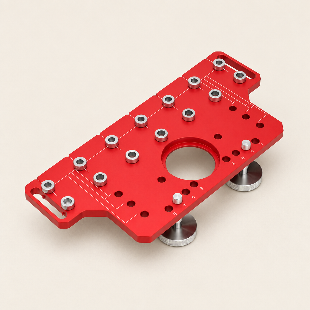 Cabinet Hinge Drilling Jig