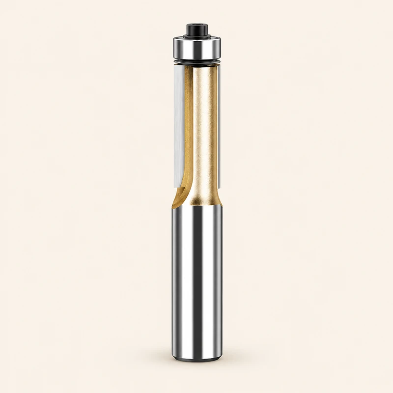 Bearing-Guided Flush Trim Bit Set