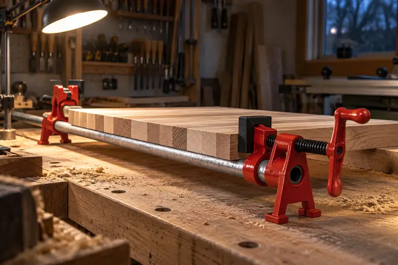 Pipe Clamp — Low-Light Preparation