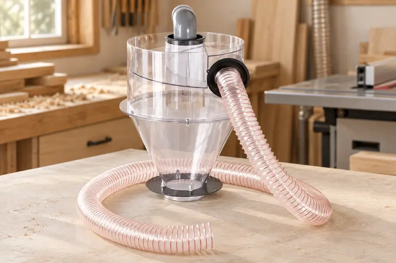 Transparent Cyclone Dust Separator details
