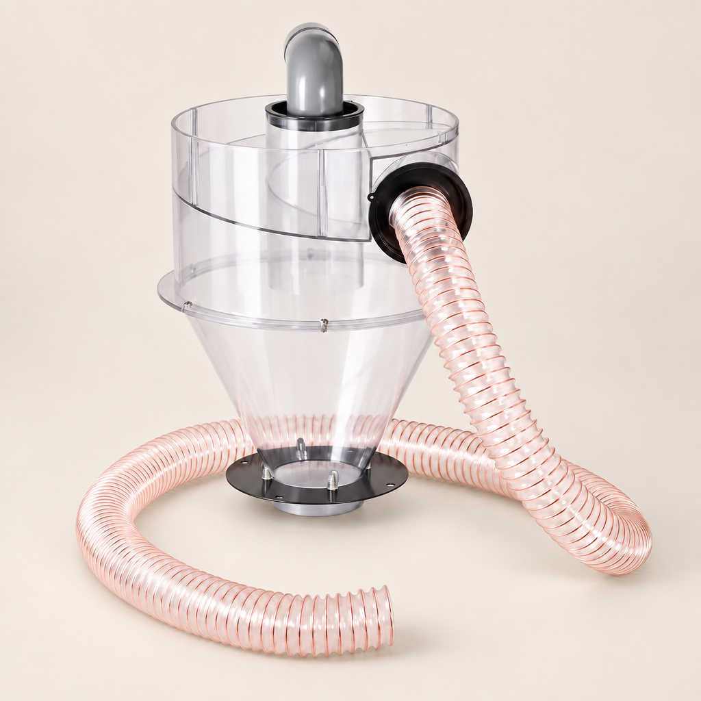 Transparent Cyclone Dust Separator