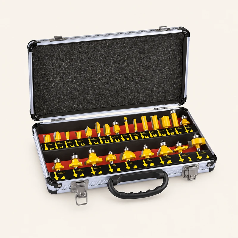 24-Piece Router Bit Set