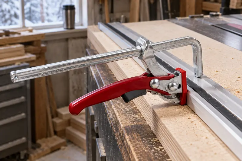 Ratchet Guide Rail Clamp — Cold Workshop