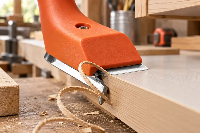 Handheld Edge Banding Trimmer — Crowded Shelf Workbench