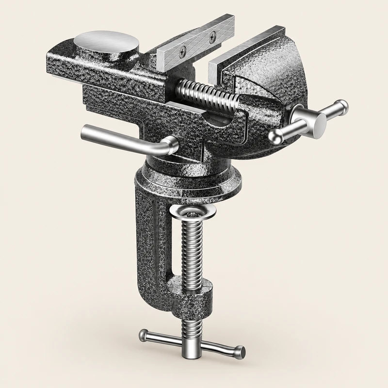 Clamp-On Bench Vise
