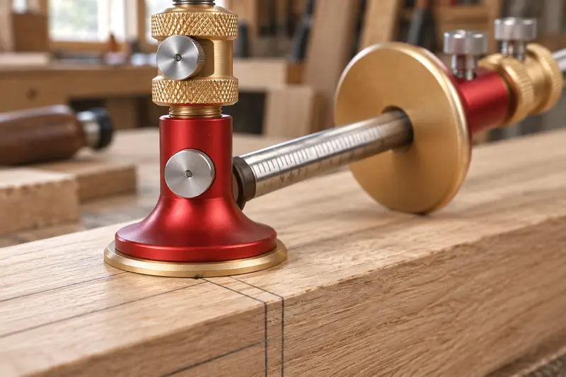 Wheel Marking Gauge — Before Dusty Cutting