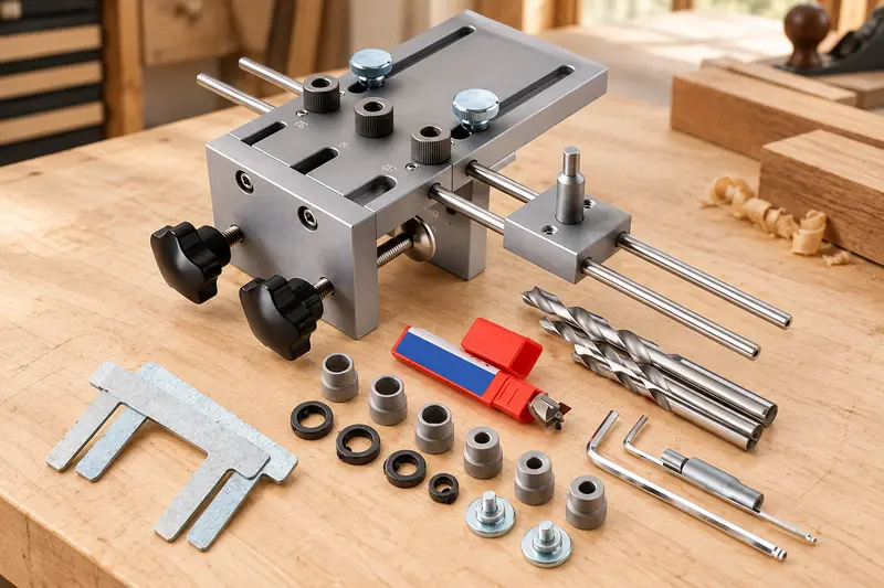 Adjustable Doweling Jig details