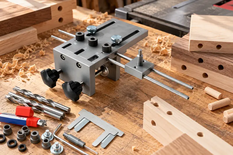 Adjustable Doweling Jig — Mixed-stock project planning