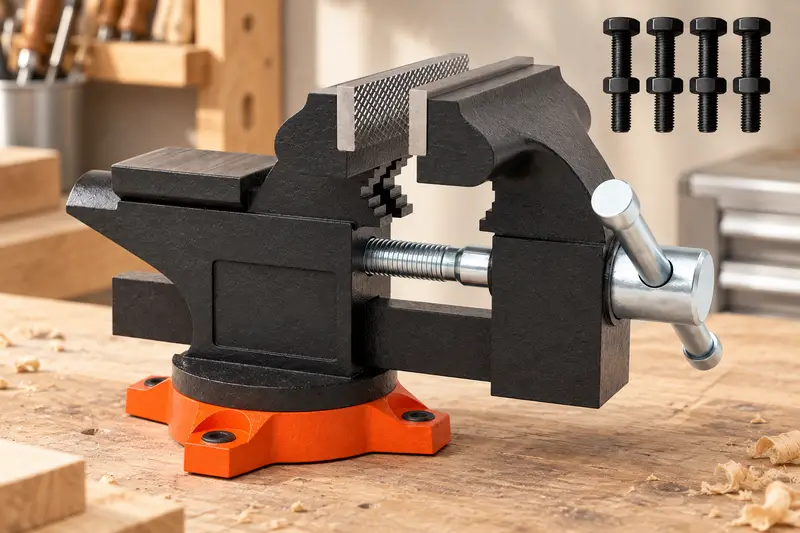 Swivel Base Bench Vise details