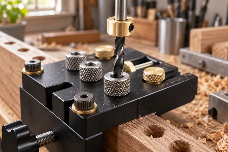 Self-Centering Dowel Jig — Cramped Workshop