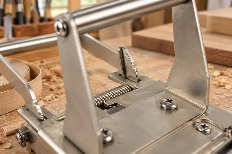 Edge Banding End Cutter — Small Workshop Finish
