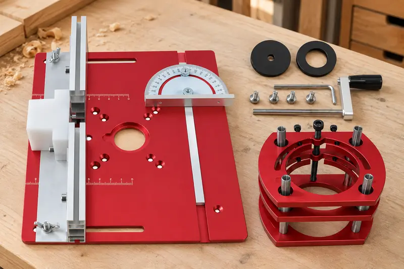 Aluminum Router Lift Kit details