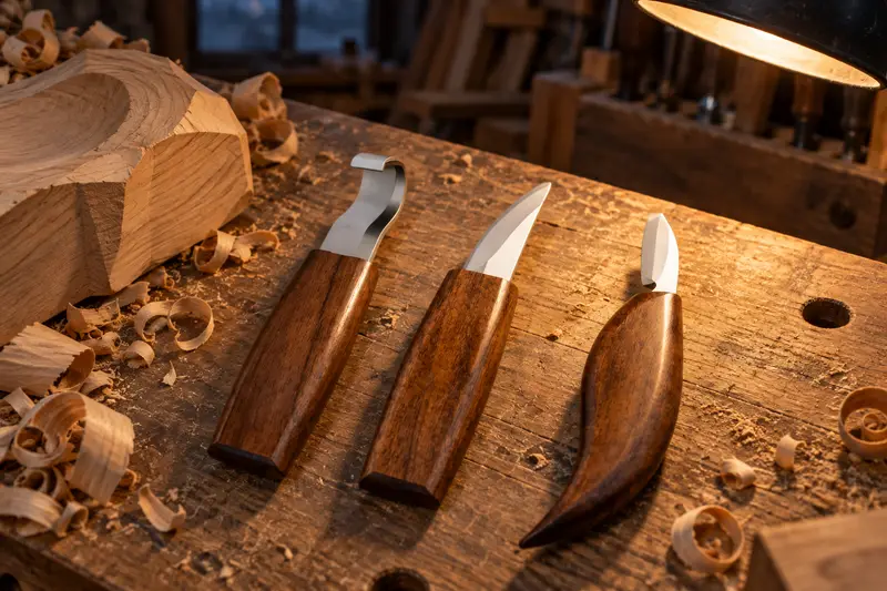 Wood Carving Knife Set — Evening Woodcraft