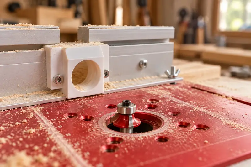 Aluminum Router Table Insert Plate — Dusty Workshop Planning
