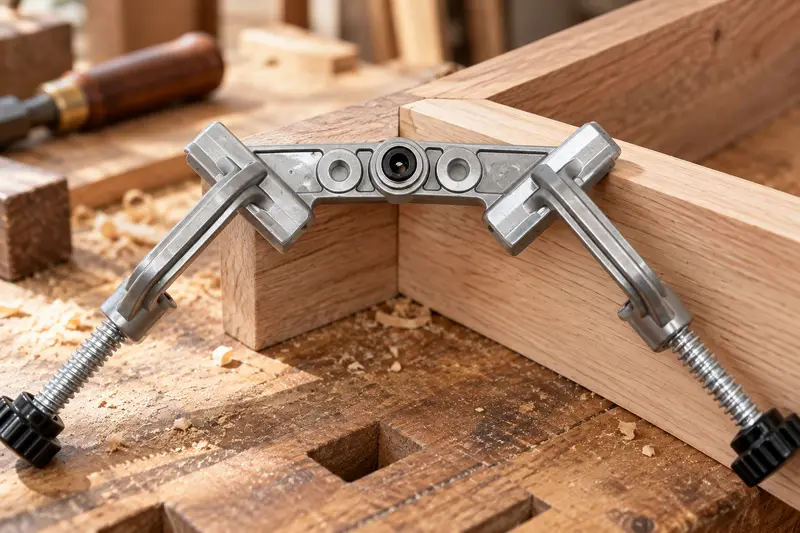Adjustable Corner Clamp — Cramped Bench Assembly