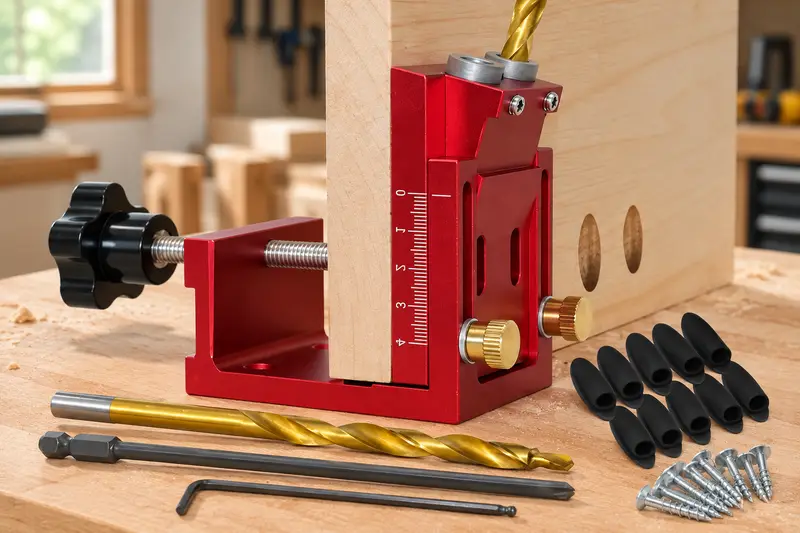 Adjustable Pocket Hole Jig details