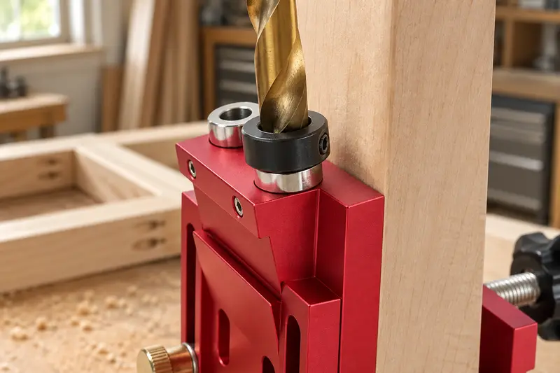 Aluminum Pocket Hole Jig — Small-Shop Frame Preparation