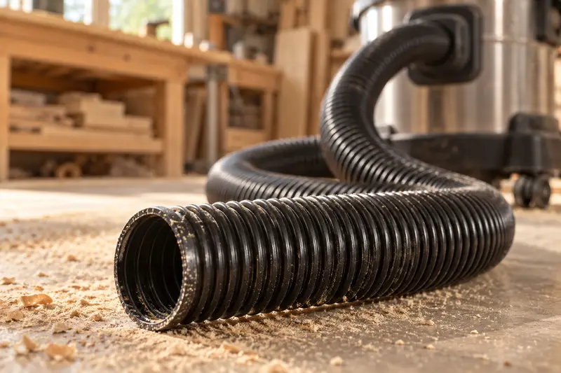 Dust Collection Hose Kit — Workshop Floor Cleanup