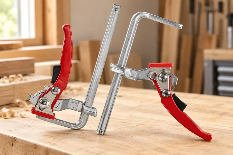 Ratcheting Table Clamp details