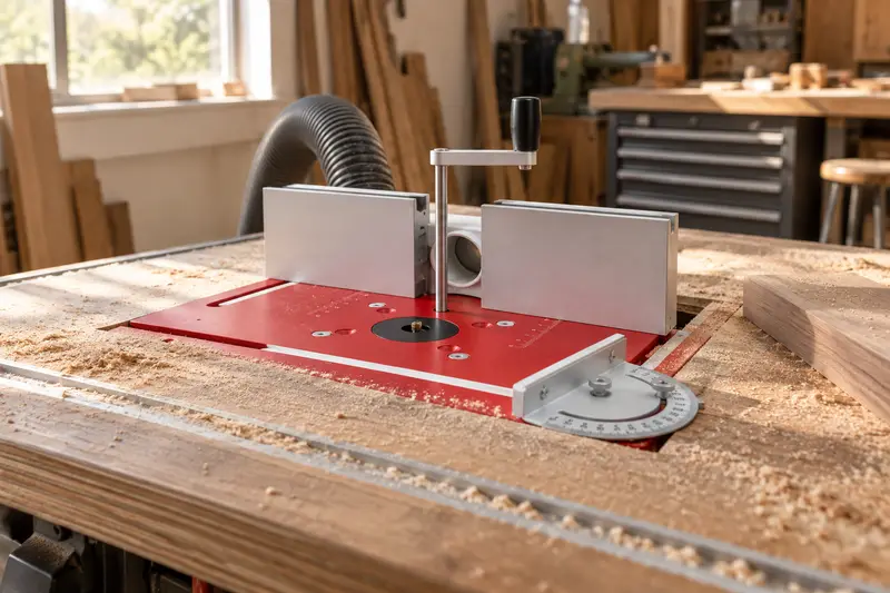 Router Lift Kit — Dusty Table Refurbishment
