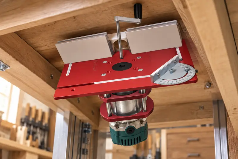 Router Lift Kit — Cramped Mounting Access