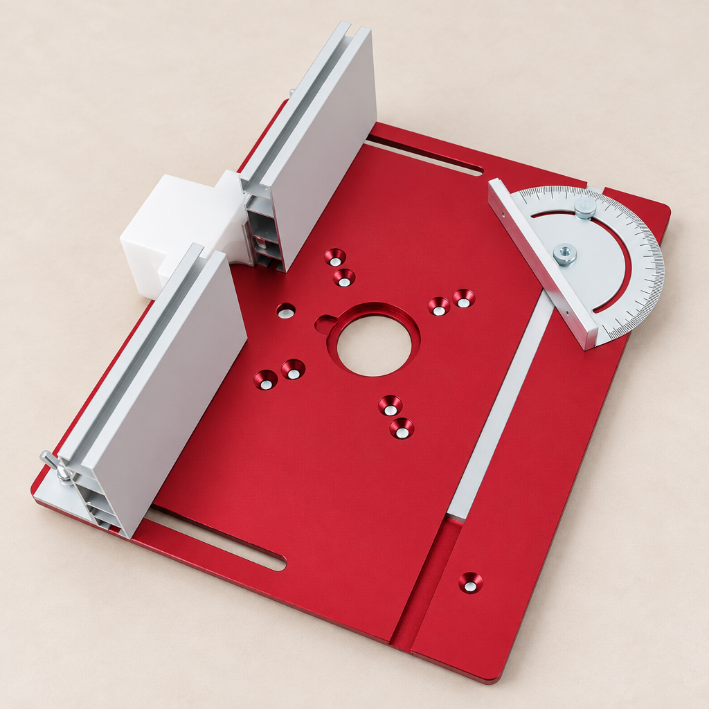 Red Plate Set