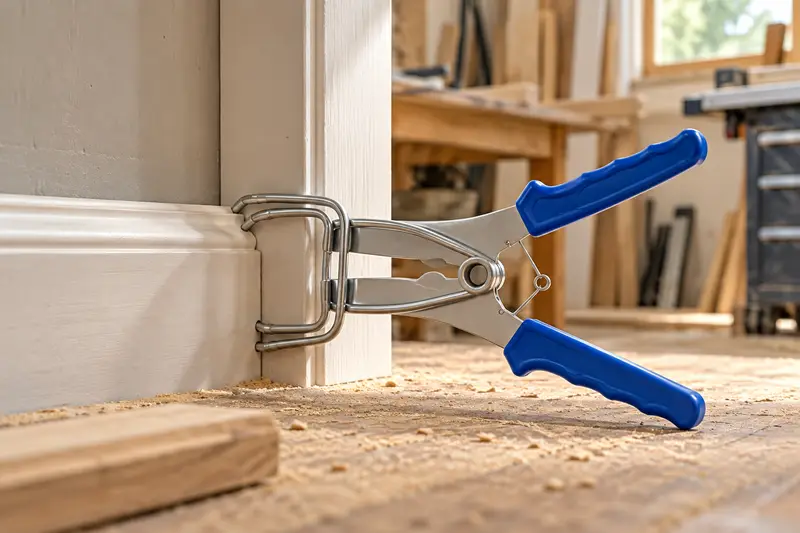Miter Spring Clamp Kit — Trim In Tight Quarters