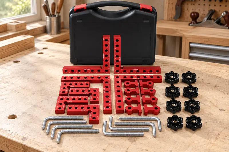 Positioning Square Kit with Case details
