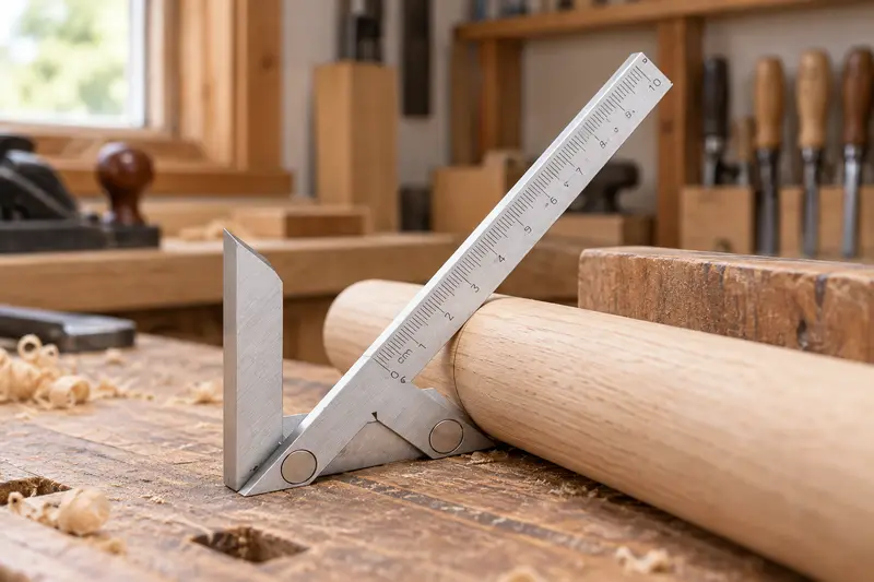 Round Bar Center Finder — Confined Marking Area