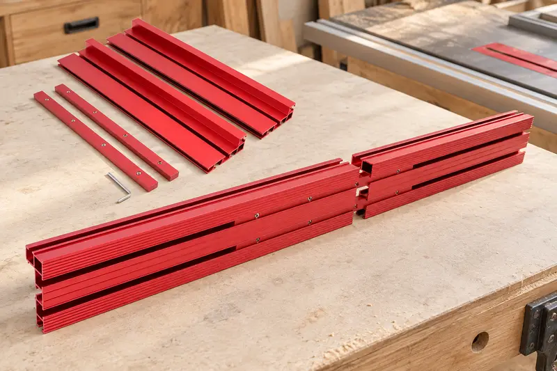 T-Track Router Table Fence details