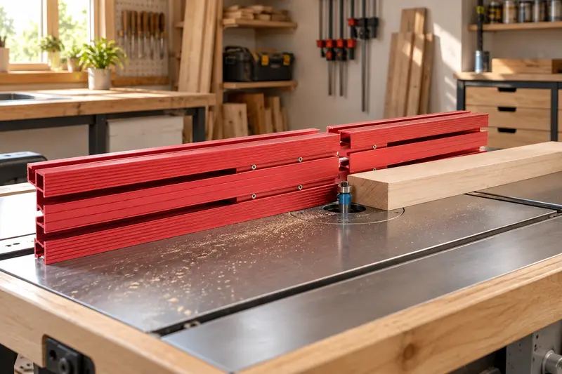 T-Track Router Table Fence — Limited Workshop Space