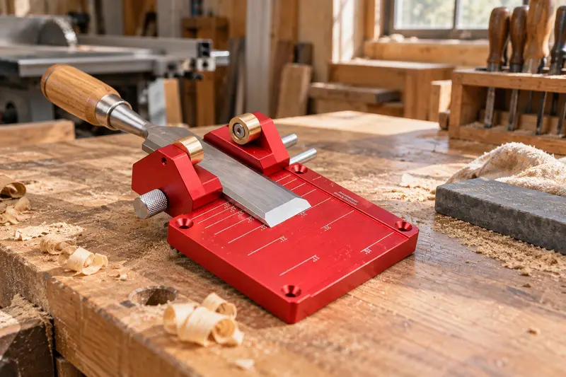 Honing Guide with Angle Gauge — Dusty Workshop Maintenance