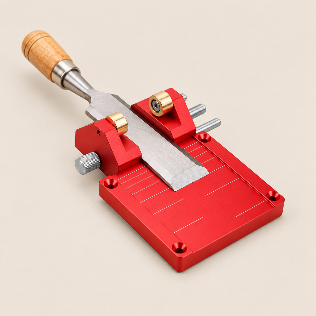 Honing Guide with Angle Gauge