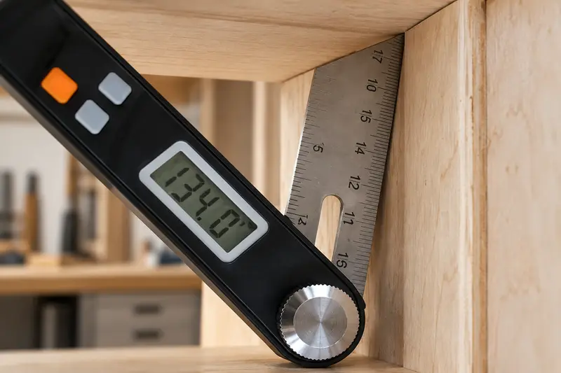 Digital Sliding T-Bevel — Inside Cabinet Corners