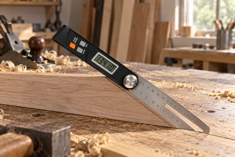 Digital Sliding T-Bevel — Workshop Board Layout