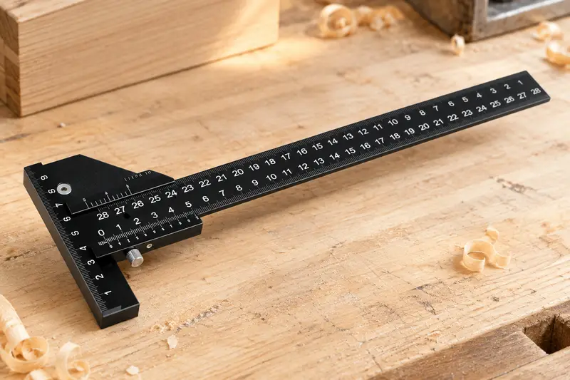 Sliding T-Ruler details