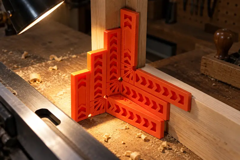 8-Piece Positioning Square Set — Dim Assembly Area