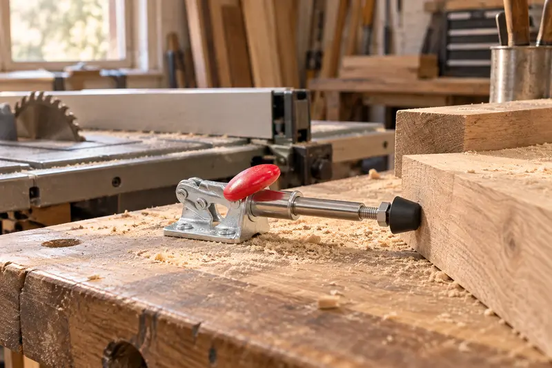 Plunger Toggle Clamp — Dusty Woodworking Station