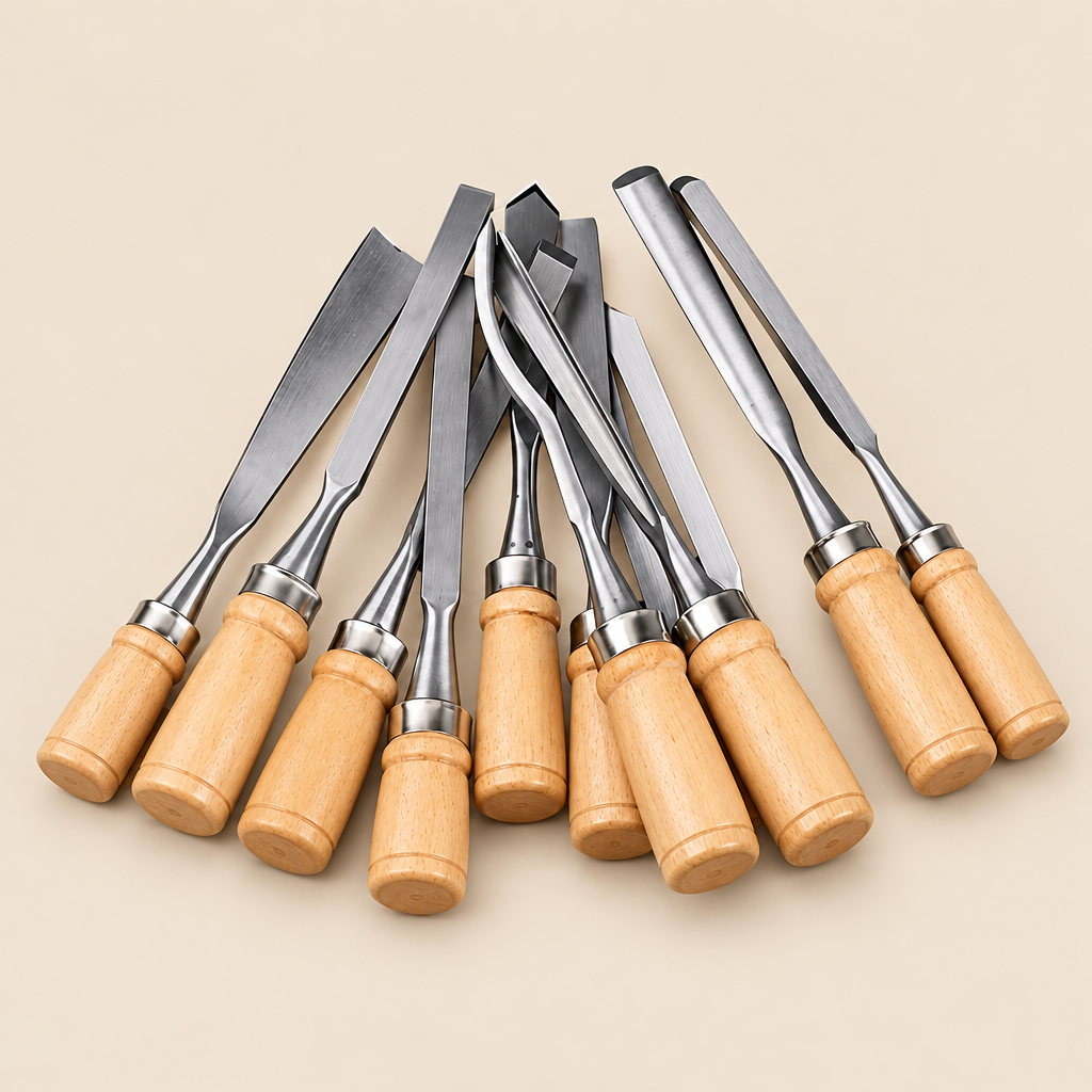 12-Piece Wood Carving Chisel Set