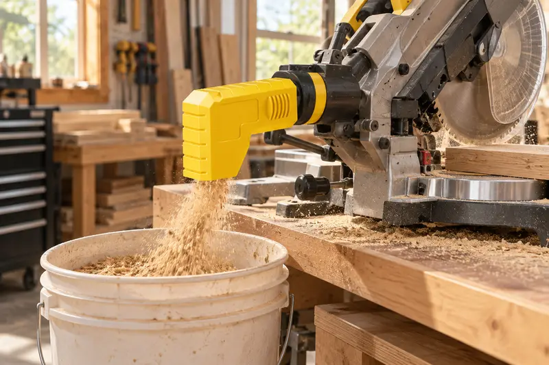 Dust Collection Elbow Adapter — Miter Saw Station