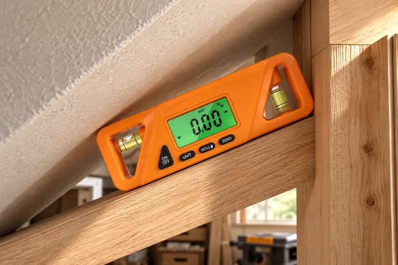 Digital Level — Indoor Angle Checks