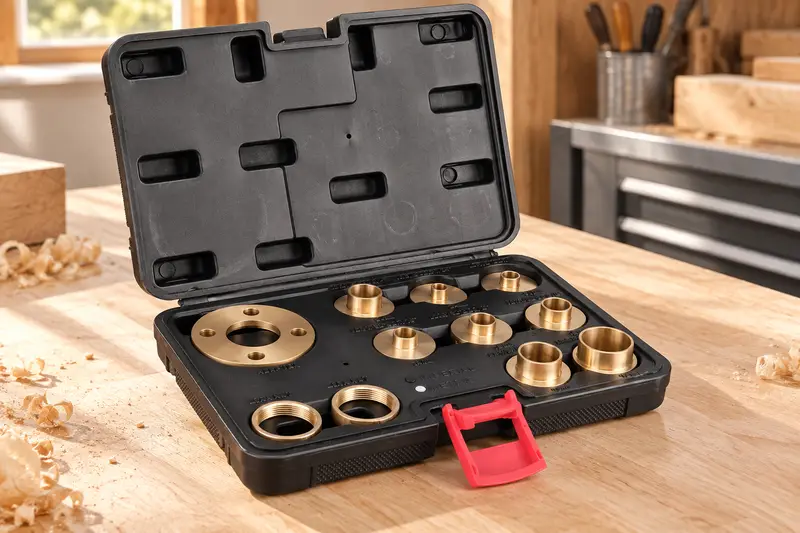 11-Piece Router Guide Bushing Set details