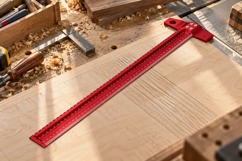 Marking T-Ruler — Crowded Work Surface