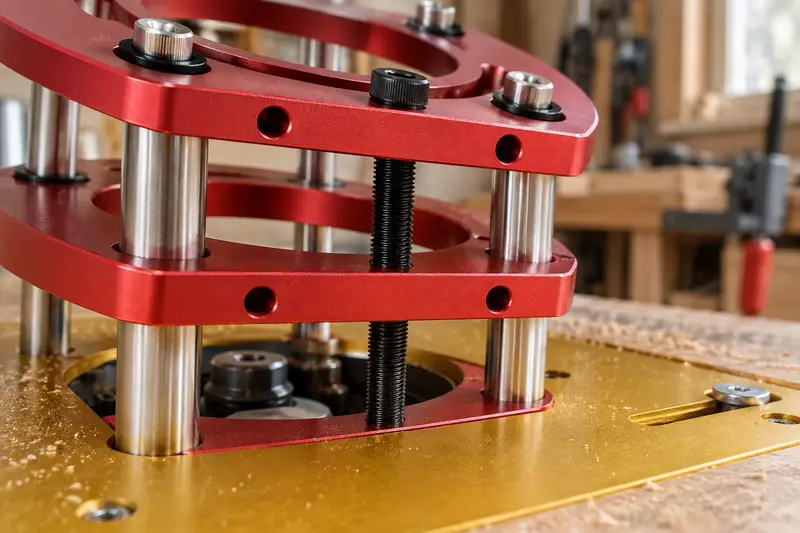 Four-Jaw Router Lift — Crowded Workshop Build