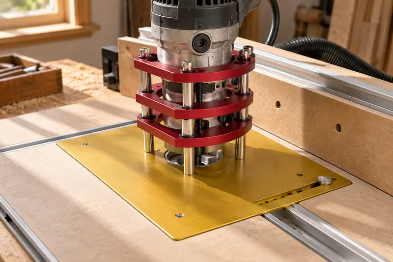 Four-Jaw Router Lift — Before Sawdust Starts
