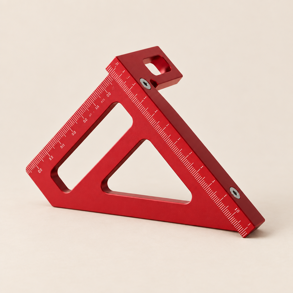 45° 90° Woodworking Square