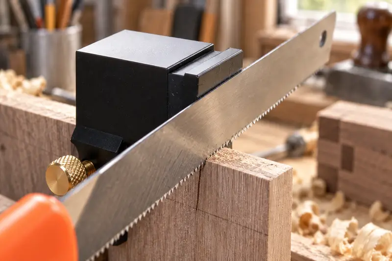 Dovetail Saw Guide — Small-Workshop Practice